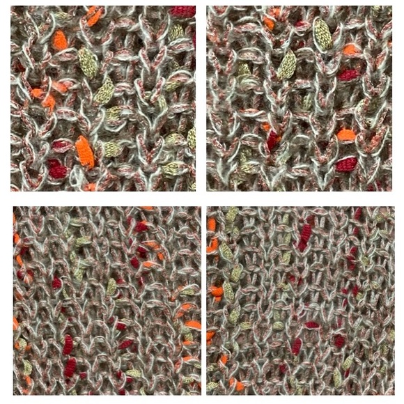 NWT Laura Ashley Long sleeved mock neck sweater. Multi colored. Size Medium. - Picture 14 of 16